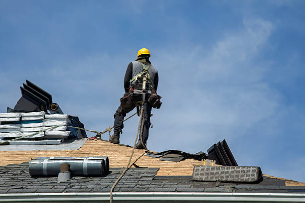 Professional Roof Installation technician working in Columbus, MN